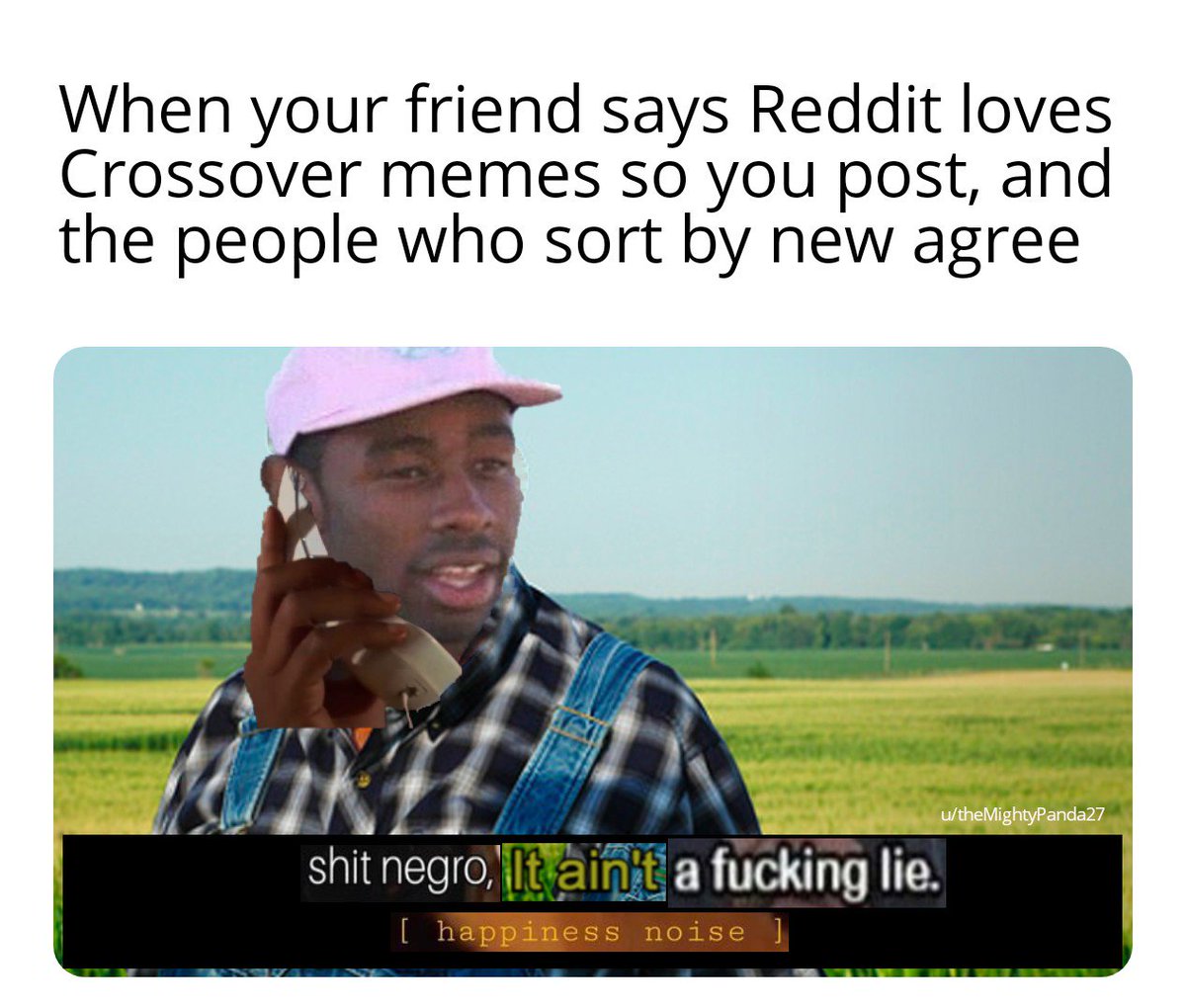 MemesOnReserve's tweet photo. Well, Wait. This's crossover. https://t.co/EDxxfblxwZ