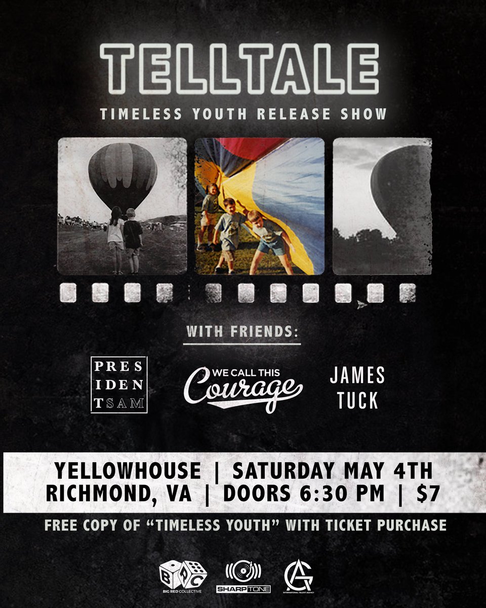 Half of the tickets to our album release are gone! If you’re trying to come to this show, pick one up ASAP. Roll out Richmond DIY

🎟: bit.ly/2F5lQ0O