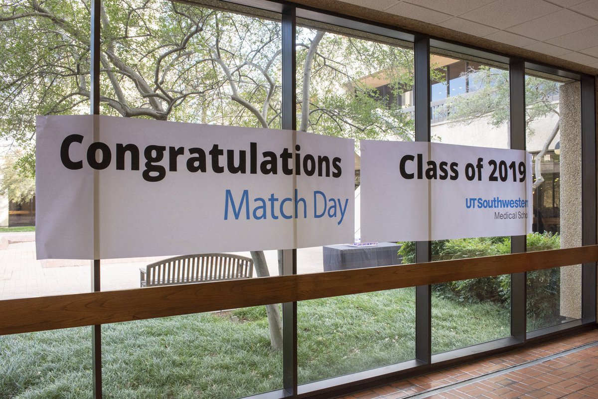 UTSW_Radiology's tweet photo. Scenes from Match Day 2019. We're happy to welcome back our very own Samar Kayfan, Parker Lawson, Toan Nguyen, Chayanit Sasiponganan and Rana Yazdani, who will begin their radiology residency training at UT Southwestern after their internships! #utswmatch2019 #match2019 https://t.co/3au1S3XKnZ