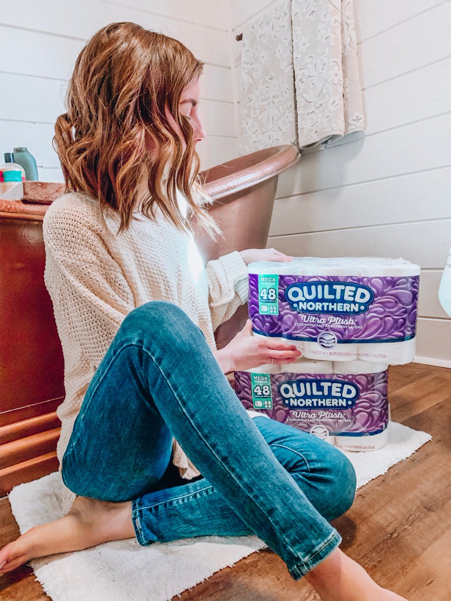 shadylaneblog's tweet image. A newly remodeled, spa-like bathroom deserves spa-like TP, too, amiright!? So we’re upgrading with #QuiltedNorthern #JRNTP @quiltednorthern #ad clvr.li/QuiltedNorthern