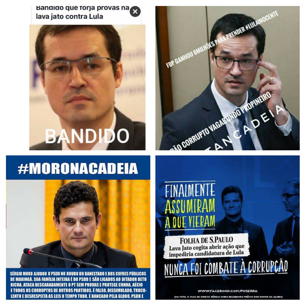 denizezanolla14's tweet photo. @deltanmd #DeltanDallagnolNaCadeia 
@STF_oficial 
@MPF_PGR 
@JusticaGovBR 
#MOROLADRÃODOLAVAJATO 
#MoroNaCadeia 
#MOROJAGUNÇODEMILICIANOS 
#MoroMarrecoDeMaringa 
@RedeGlobo 
@LulaOficial   É #LULAPRESOPOLITICO
#PAPUDAPARADELTANEMORO https://t.co/2c34VljDoR