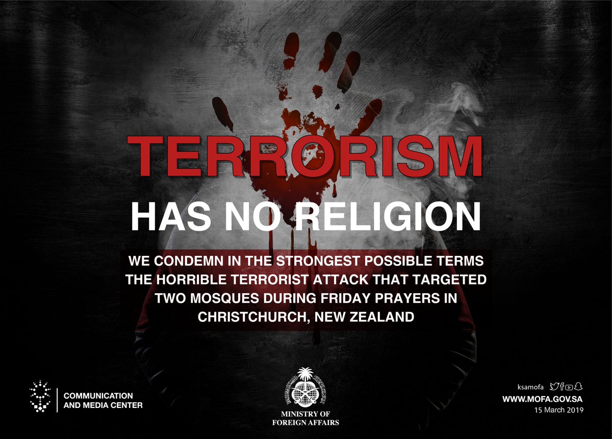 KSAmofaEN's tweet photo. #TERRORISM HAS NO RELIGION https://t.co/zuWEjL0KIZ