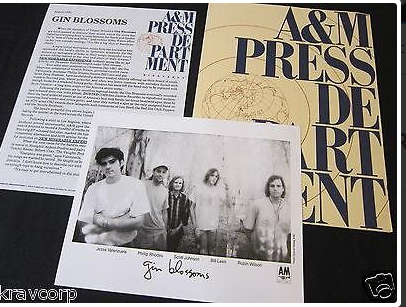 GBsArchives's tweet photo. Let's #FlashbackFriday to a press release promoting NME (put out by A&amp;M Records August 1992).

#GinBlossoms #NewMiserableExperience #AMRecords #FBF #RobinWilson #JesseValenzuela #ScottJohnson #BillLeen #DougHopkins #90s #90smusic #JohnHampton #Dusted #UpandCrumbling https://t.co/jqkCRbDIwN