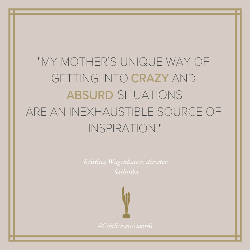 TheCdnAcademy's tweet photo. Spending most of her life avoiding the topic of her mother, Sasha must deal with her unexpected arrival. Watch Sashinka TOMORROW, March 16 at participating theatres across Canada. 

Tickets: https://t.co/1ffVH9bEod
#CdnScreenAwards https://t.co/YqvlljIdeW