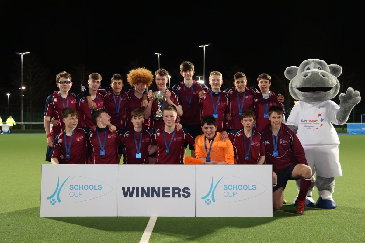 GWC_Sport's tweet photo. CHAMPIONS | After thrilling running penalties we won 2-0! Well done boys, and thanks to @lorettosport for a great final. #SchoolsCup @ScottishHockey #ScottishChamps #hockey https://t.co/EMtLwFbnYD