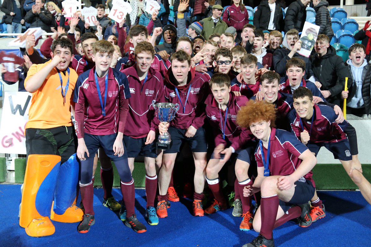 GWC_Sport's tweet photo. CHAMPIONS | After thrilling running penalties we won 2-0! Well done boys, and thanks to @lorettosport for a great final. #SchoolsCup @ScottishHockey #ScottishChamps #hockey https://t.co/EMtLwFbnYD