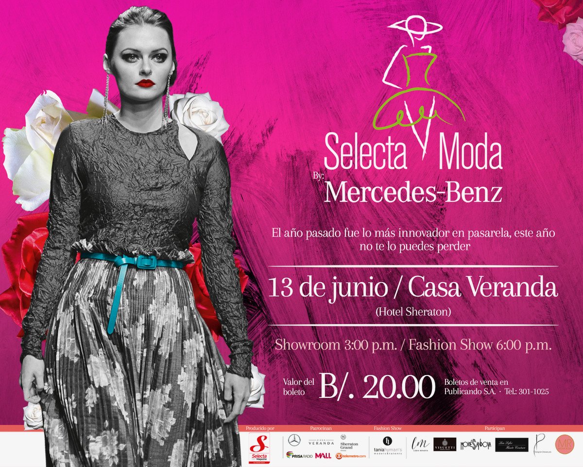 TicketplusPTY's tweet image. Este próximo 13 de junio tu cita será en #SelectaModa en Casa Veranda, boletos ya disponibles en los Deli Gourmet.