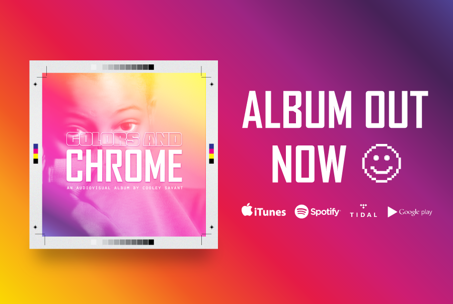 AteloMidas's tweet photo. It is finally herrrreeee! @CooleySavant ’s Album:

“Colors_&amp;_Chrome”

Please go and check this out. A great body of work from top to bottom.
It was an absolute honor to work with such a talented artist. https://t.co/2O9DEe9CE2