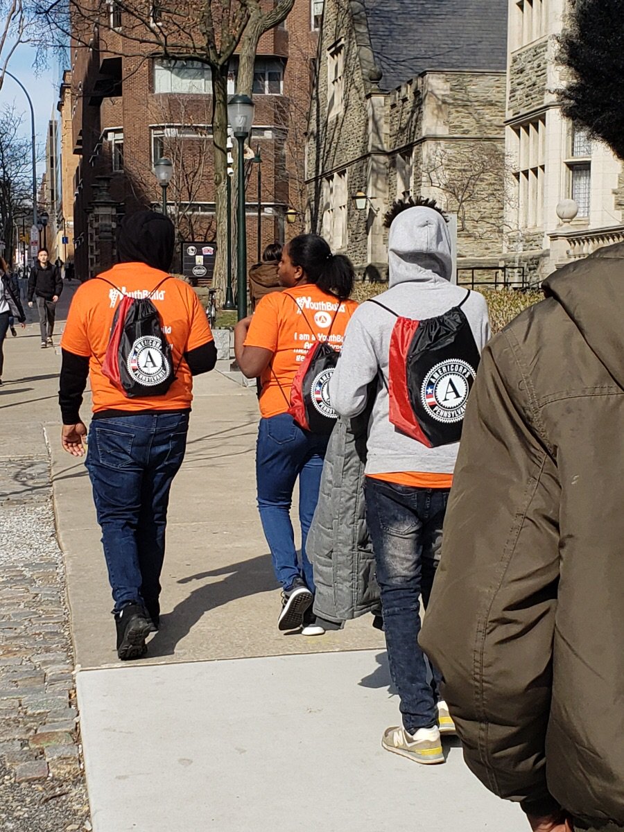 YouthBuildPHL's tweet photo. Yesterday, @americorps members statewide joined together for a day of professional development at the 2019 PA #AmeriCorpsWeek Celebration and Conference. Days like this serve as a reminder of why #ybphilly is proud to be #madeinamericorps. #YBWay https://t.co/co6K2Cqfm8