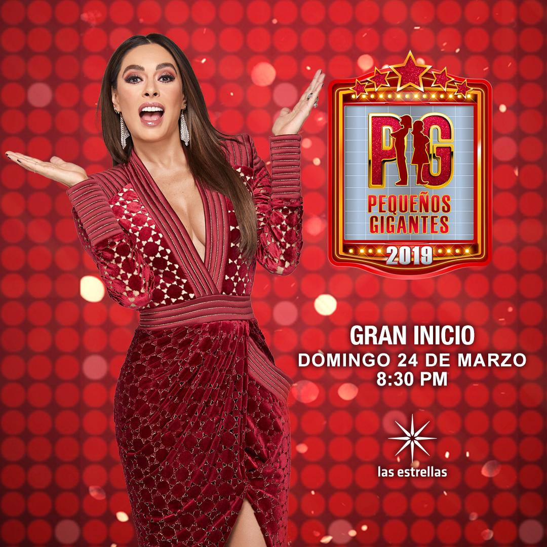 TelevisaLatam's tweet photo. @GalileaMontijo está lista para la nueva temporada de #PequeñosGigantes. No te puedes perder el estreno este domingo 24 de marzo #ConLasEstrellas https://t.co/6XE24gqdbC