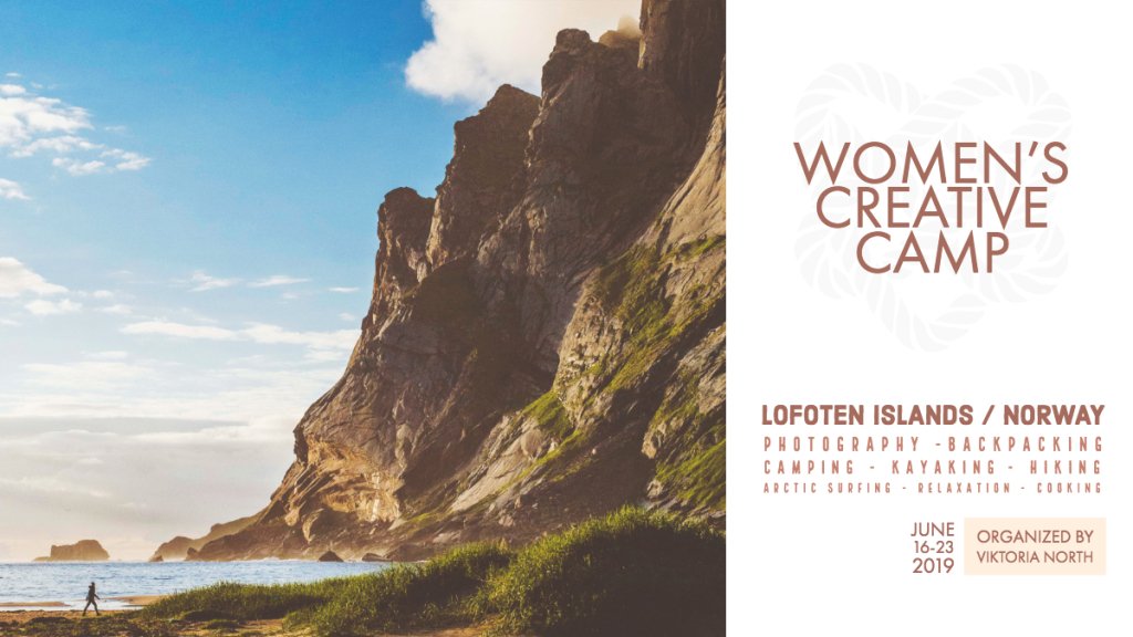 Join us and photographer @viktorianorth in Norway for a Creative Camp for Adventurous Women on June 16th-23rd 2019 in the Lofoten Islands! hike365.wordpress.com/2019/03/15/wom…