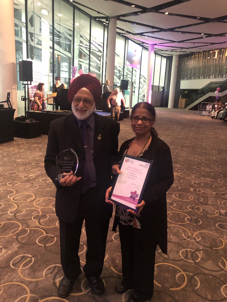 Congratulations to the proud winners of #Volunteer of the year award <a href="/LNWH_NHS/">London North West University Healthcare</a> #StaffExcellence <a href="/EalingHeart/">Ealing Heart Group</a> #LNWHSEA2019