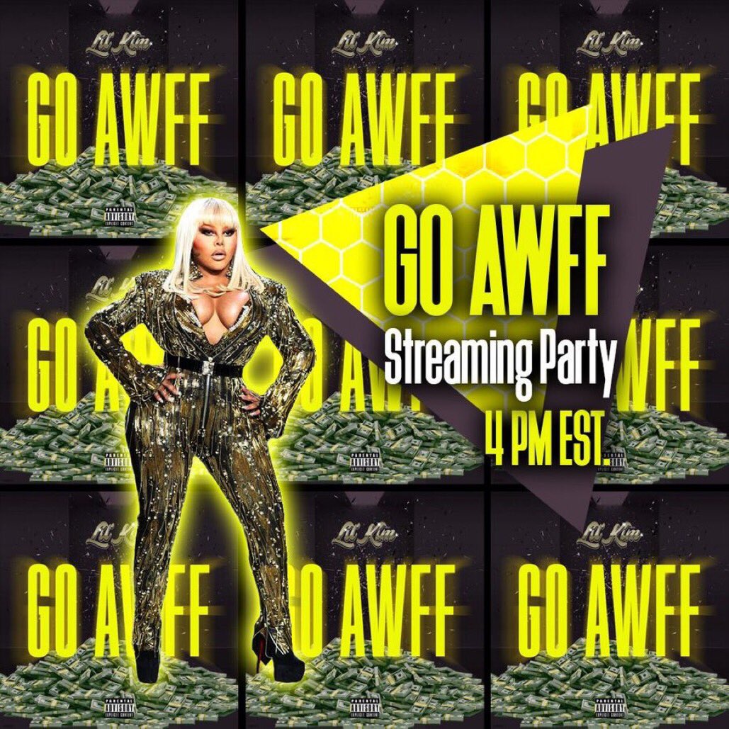 LilKimWorld2015's tweet photo. Since go awff is gaining tremendously @lilkimrealfan_ & @lilkimiconic are hosting a #GoAwffStreamingParty
1. Post this poster and use the hashtag
2. Retweet every tweet that is promoting Go Awff
3. Use this playlist at 4pm
https://t.co/a911spwGRf https://t.co/H8qCQKpPJJ