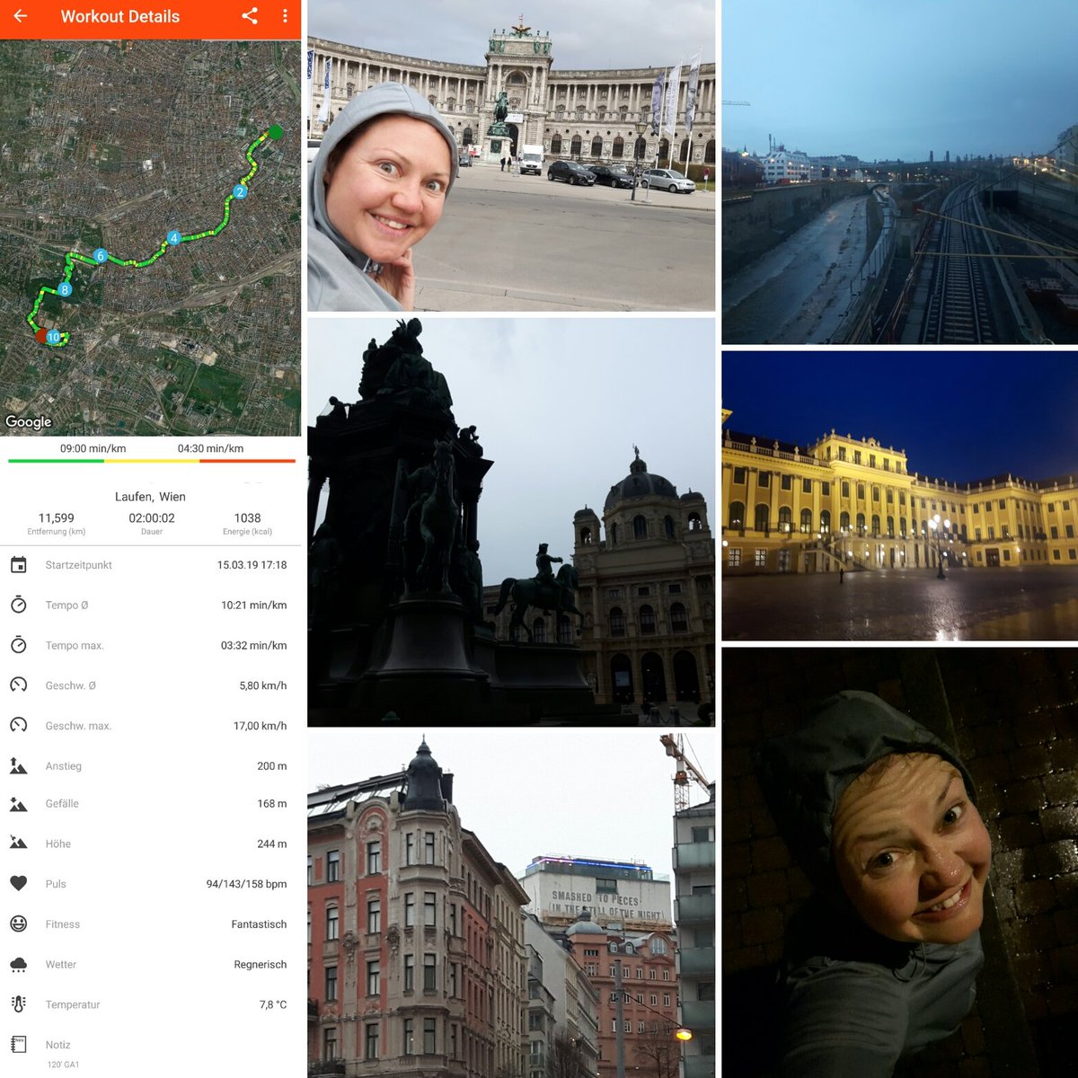 nandschi's tweet photo. I'm on my way... 😊
#Vienna #Hofburg #MariaTheresia #SchoenbrunnPalace #LongJog #Dauerlauf #Homerun #RainyDay #RunTheCity #Runseeing #ILoveMyLife #YSBH #10k #Marathon #Training #Run #Running #TheAnwerIs42 #HavingFunRunning #ChallengeYourself #RomiLäuft https://t.co/4eM3SCJKK9