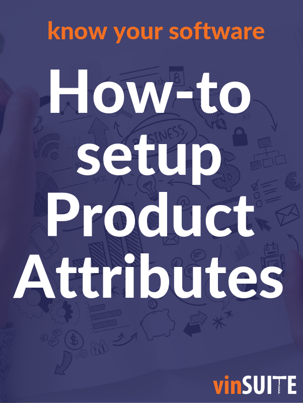 vinsuite's tweet image. Know your software to unleash its potential.
Product attributes provide more information about products and will help you categorize information for better reports and sales analysis. Learn More: bit.ly/2CoNzI0
#knowyoursoftware #winebiz #vinsuite #ecommerce #sales