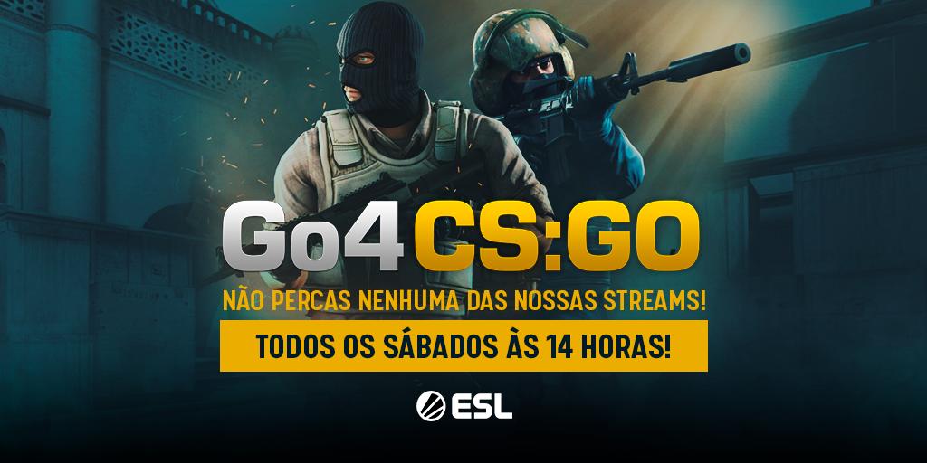 💣 A #Go4CSGO #27 começou há poucos minutos. Podes seguir tudo em direto na nossa stream!

📺 twitch.tv/esl_csgo_pt        
🎙 <a href="/rnwoficial/">Vasco Pereira</a> | <a href="/JCostaMoreira/">Jarbas da Costa Moreira</a>
