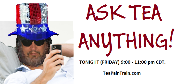 TeaPainUSA's tweet photo. Don't forget to #AskTeaAnything tonight over on the Tea Pain Train! 9-11 CDT.
Tea will send out a forum link just before we start.
https://t.co/IBqxs51opP https://t.co/I2jz6TDqAB