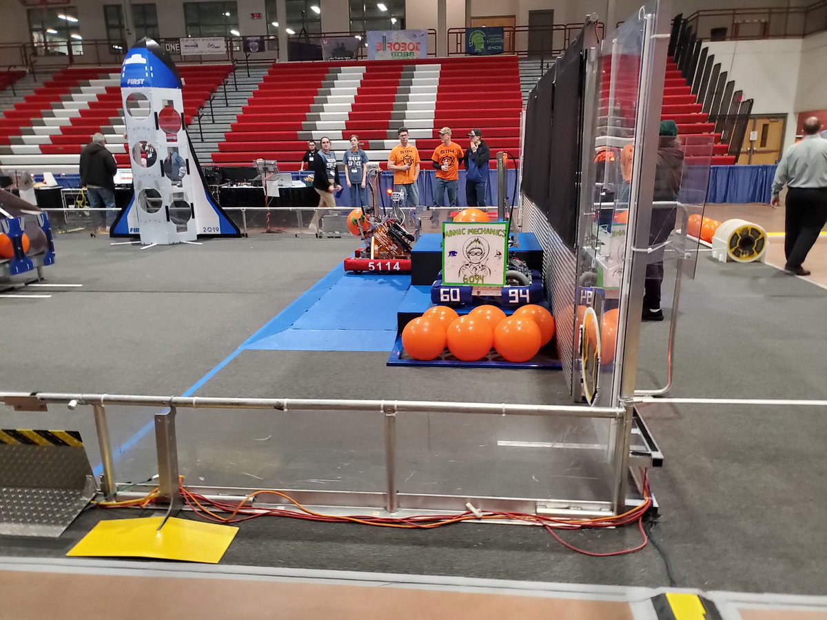montwildcats's tweet image. Our #roboticscats are competing now! Inspection was last night and they began pool play today. Tomorrow brings tournament seeding and the championship in the afternoon! #betrueblue #robotics #letsgocats