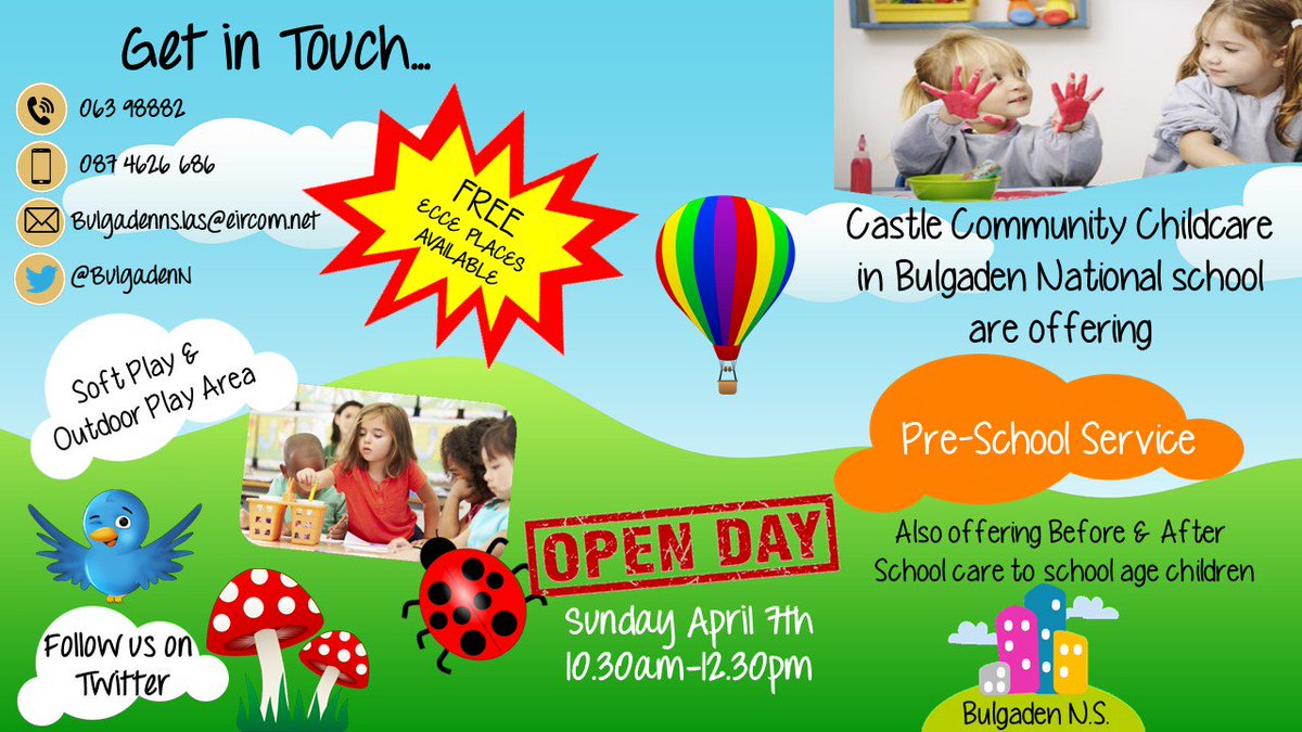Exciting developments ahead for September. Come and see us at our Open Day on Sunday morning 7th April.