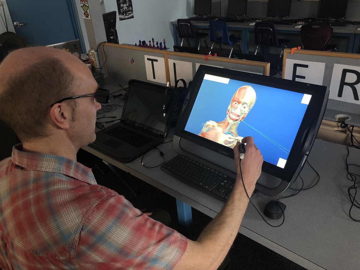 Got to demo <a href="/zSpace/">zSpace</a> today thanks to Ryan Bain, engaging students on a new level with interactive AR apps, from taking apart a car engine to experiencing welding.  This is the future of how our students will learn! <a href="/UBCMET/">UBC MET</a> <a href="/ActuaCEO/">Jennifer Flanagan</a> <a href="/EdtechUVic/">EdTech @ UVic</a> <a href="/ScienceWorldTR/">Science World Teacher Resources</a> <a href="/AmandaFoxSTEM/">Amanda Fox ✈️Cincy✈️Vegas ✈️ Palo Alto ✈️ATL</a>