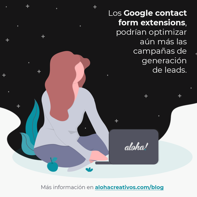 alohacreativos's tweet photo. #Google ha estado probando extensiones de formularios de contacto en sus #Ads y estamos super emocionados. ✨
Descubre qué son las #LeadForms y cómo puedes aprovecharlas en tu negocio. ✅ #MarketingDigital #Inbound #SEO #SEM
➡ https://t.co/IkpeYvDkFS https://t.co/FfJRGYaP1v