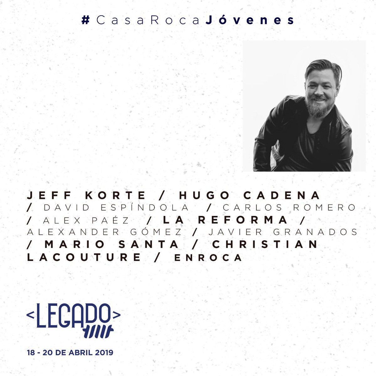 CasaRocaSabanaN's tweet photo. #CasaRocaJóvenes Conoce algunos de nuestros invitados especiales a la Guerra de Clanes.
Más información en: https://t.co/WSMtXrH5OS @tMtSabanaNorte
#2019ClavedeRe #tMtSabanaNorte #Jóvenes #Pulso #Legado #Eco #tmt #CasaRocaSabanaNorte #tMtCamp https://t.co/zRhlFvr2Q8