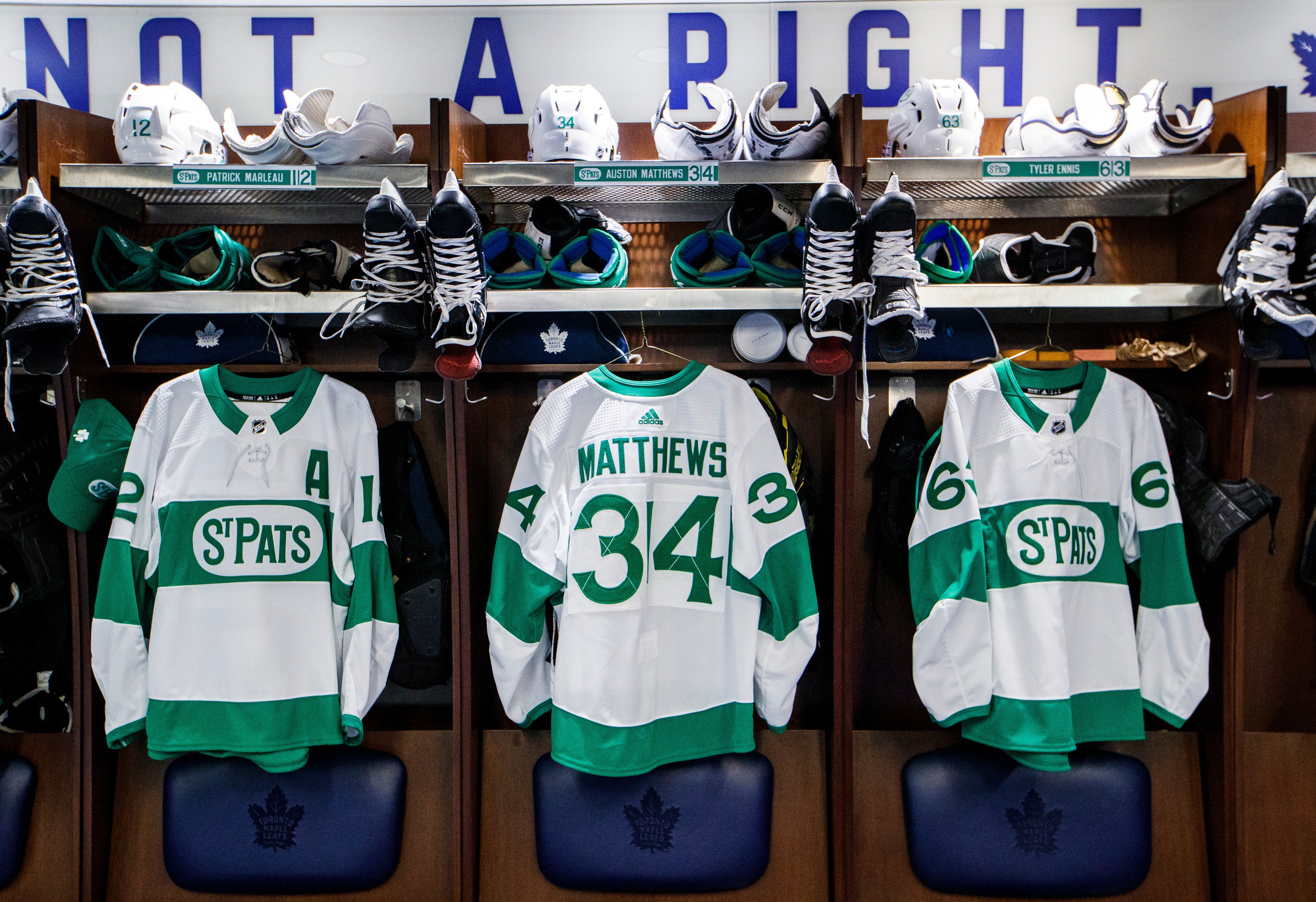 Adidas Maple Leafs St Pats Jersey