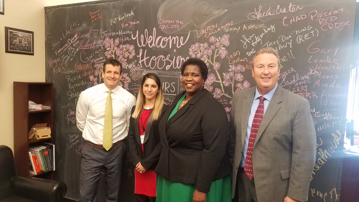inphilanthropy's tweet photo. Thank you @RepTrey for meeting with foundation leaders at #FOTH19 to learn about important work being done by philanthropy & the nonprofit sector in Indiana's District 9 to improve the lives of everyone in the community. https://t.co/MEm5UkqdU2