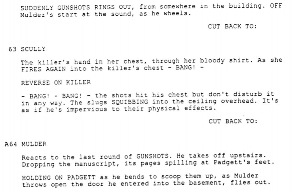 "It's as if he's impervious to their physical effects." #XFScriptWatch  #Milagro