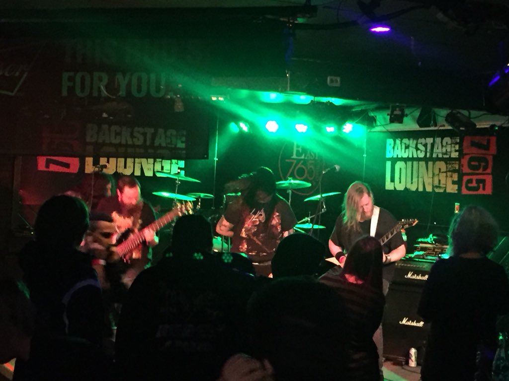 MMcSw13's tweet image. Heavy set by #London death metal band @KavaraOFFICIAL opening for @TheJUNOAwards nominees @BeyondCreation1. #JUNOfest #heavymetal