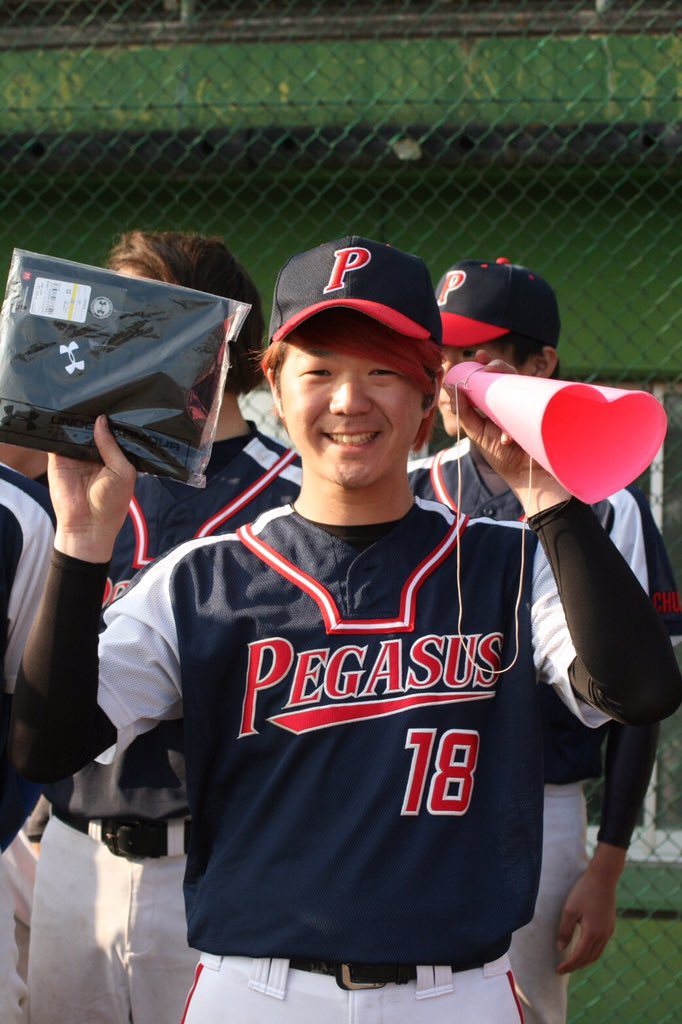 pegasus_ac's tweet photo. [春大会合宿]

予選
vs野毛ペッパーズ 5-4 ◎
vs東洋ロジャース 11-1 ◎

Aトナ
vs東洋ブラスターズB 7-4 ◎
vs東洋ブラスターズA 2-6 ●

代替わり後の初の合宿は準優勝🥈という結果に終わりました！

これから新歓期に入るけど頑張っていこか😊

特別賞は根岸たけし。
たけしが打つーぞ♫ https://t.co/0DYn09snoM