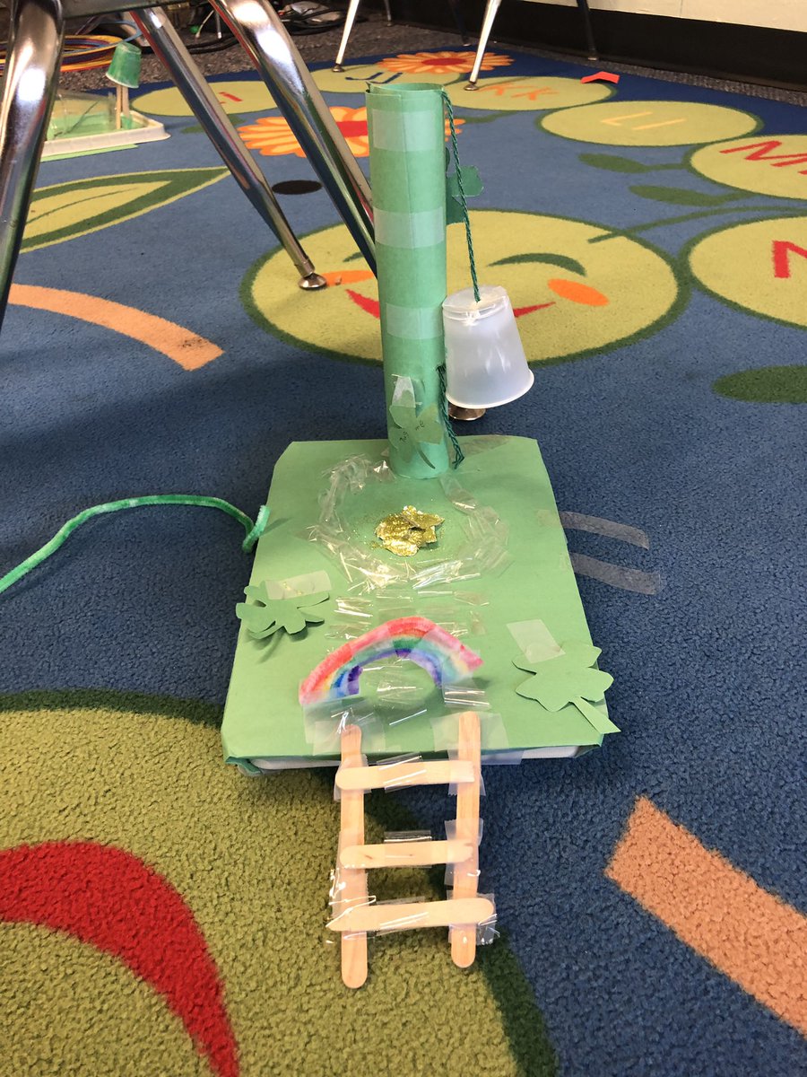 CichowskiMiss's tweet photo. “Shamtastic” STEM project in 2nd grade! 🍀 Let’s see if we catch some leprechauns this weekend!! 🤞@ @MONTYOHES https://t.co/Ef5IAje6ZV