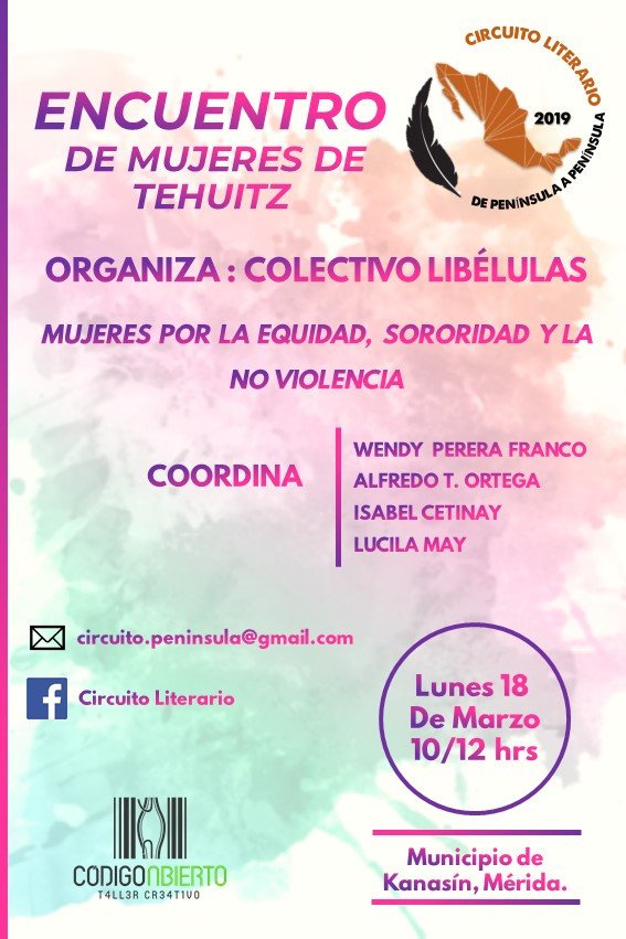 CodigoAbiertoTC's tweet photo. Encuentro de Mujeres / Tehuitz https://t.co/NY2dRd53Lu https://t.co/ySFNeXY0Hv