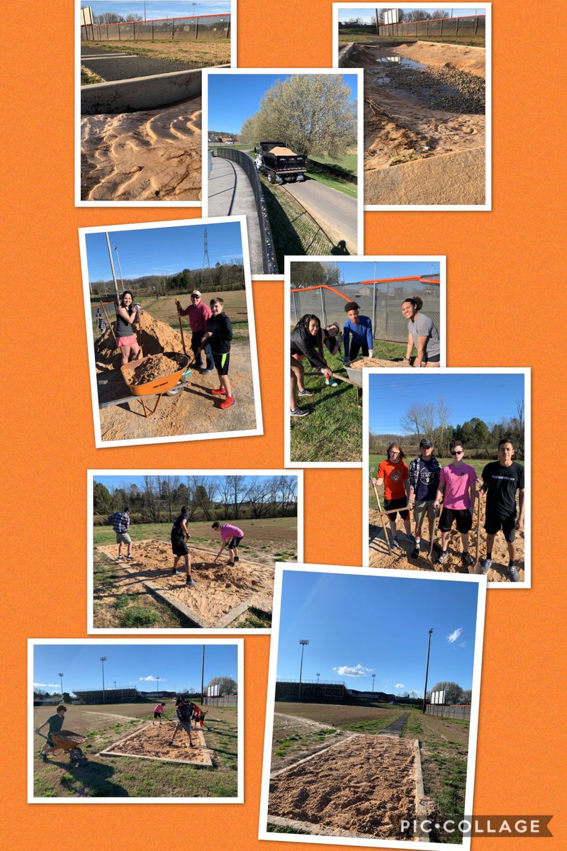 PowellHSTrack's tweet image. Before 12 Tons of Sand &amp;amp; After #ManyHandsMakeLightWork #TeamBuilding #LongJumpOpen @ThePowellPrin @CharlesHerrin5 @username4Bryan @ToriMaynard85 @AislinnOlvera @C13manges_w #TagYourself