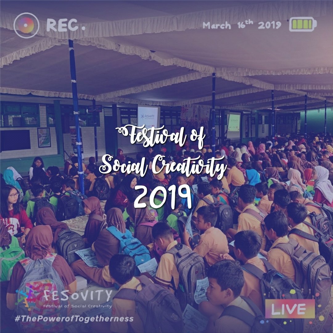 [TODAY!!!]
Hallo, History Makers🤗
Sedang berlangsung Festival of Social Creative 2019.
Di SMP Muhammadiyah 3 Karangpandan, Solo.

Supported by:
<a href="/IDsociopreneur/">Sociopreneur Indonesia</a> <a href="/CIVICUSalliance/">CIVICUS</a> <a href="/elexmedia/">Elex Media Komputindo</a> 
#Fesovity2019
#EmpathyProject
#ICSW2019
#ICSWLocal2019 
#Sociopreneur