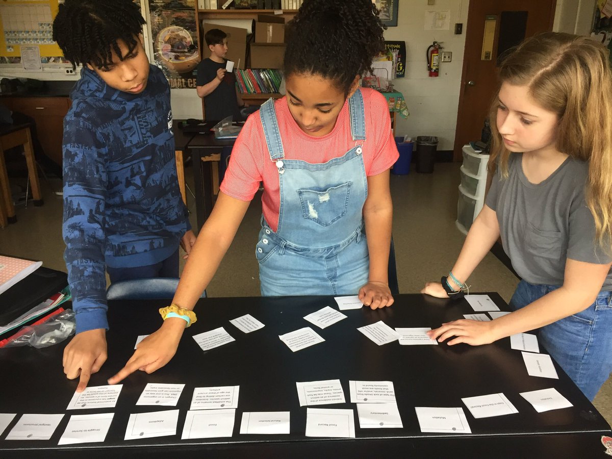 DonnaAbrams01's tweet photo. Vocabulary sort to review for a test. #allstudentsengaged. #lovemyjob https://t.co/wRpVOkyujz