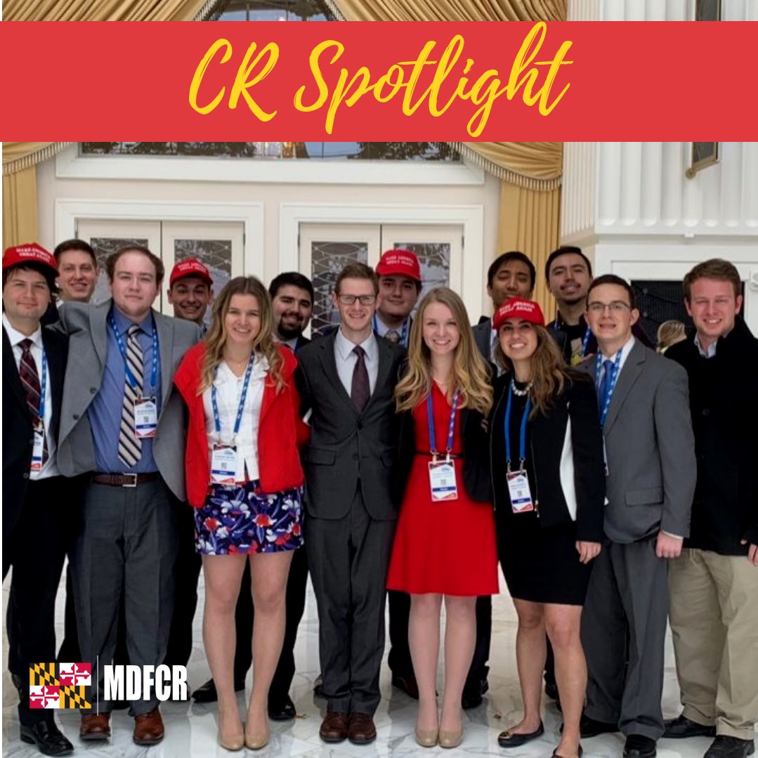 MDFCRs's tweet image. This week’s #CRSpotlight goes out to our awesome College Republicans who joined us for our #CPAC2019 programming! We had a blast seeing old friends, making great memories, and celebrating all things conservative. 🇺🇸🇺🇸🇺🇸