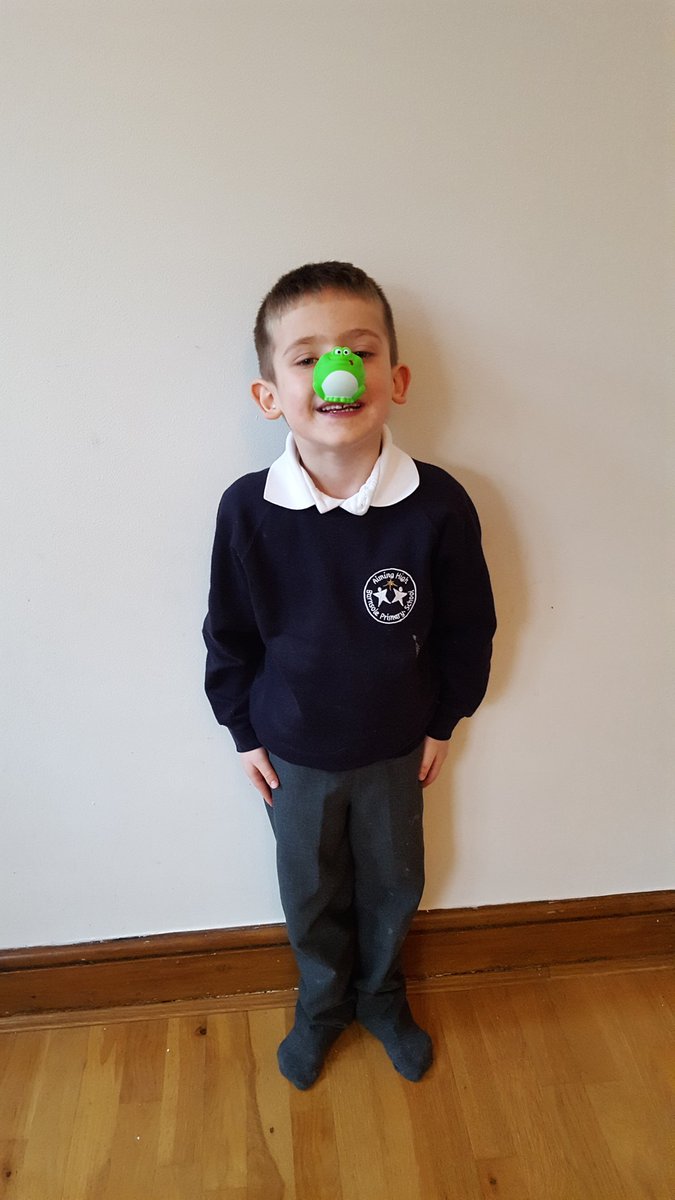 stephrideout81's tweet photo. Oliver was lucky enough to find a rare green nose a few days ago! @barnsoleschool @PrimaryTrust https://t.co/7EoafYlRMU