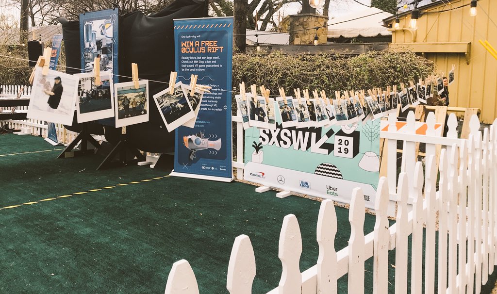 WetDogCorp's tweet photo. Everyone is loving the Polaroid photos! There’s still time to get yours! #sxsw https://t.co/DhpUEdCKCP