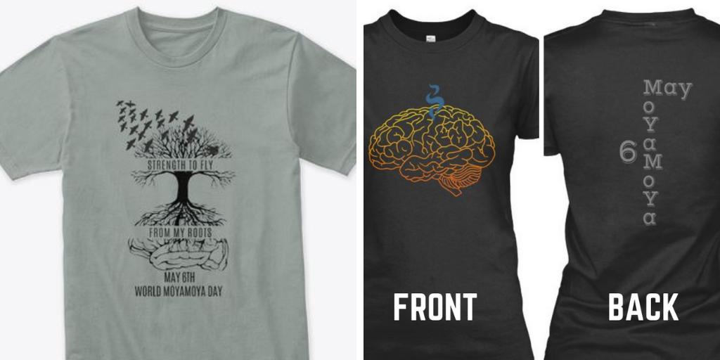 99DecorAndMore's tweet photo. World #Moyamoya Day is coming up.   I made these #tshirts to spread #awareness for this extremely #rare, potential life threatening @braindisease.  
#may6 #stroke #tia #migraine #WorldMoyamoyaDay #seizure #RareDisease #lovesomeone #hope 

https://t.co/WjnlR1knR9 https://t.co/5I9x4niU8H