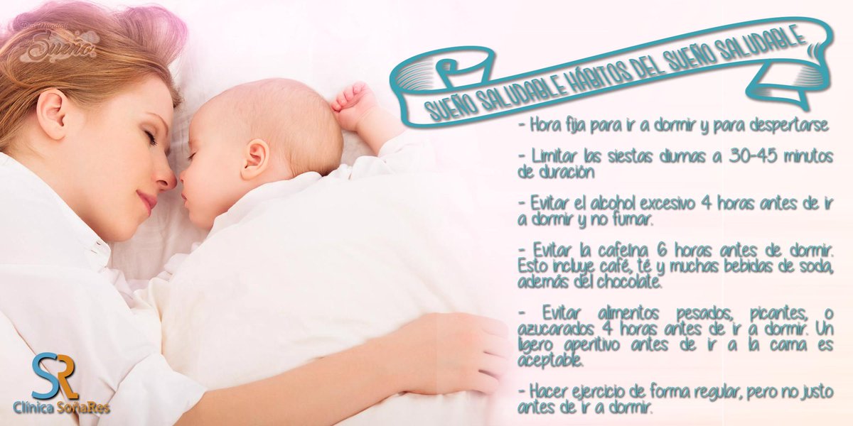 La #HigieneDelSueño es muy importante para un #SueñoSaludable. Por eso compartimos estos #SueñoTips este #DíaMundialDelSueño
#WorldSleepDay2019 #ClínicaSoñaRes <a href="/WorldSleepDay/">World Sleep Day</a>