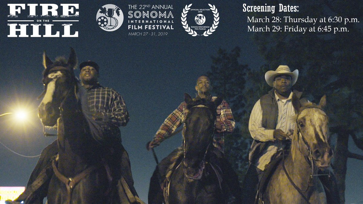 FireOnTheHillLA's tweet photo. Happy Friday! We have some exciting news. Ghuan, Calvin and William will be in attendance for the @SonomaFilmFest! The Cowboys can’t wait to see all of you there!
#SIFF2019 #SonomaFilmFest #SonomaInternationalFilmFestival #FireOnTheHill #SouthCentralCowboys #RodeoCompton https://t.co/drboUHc80J