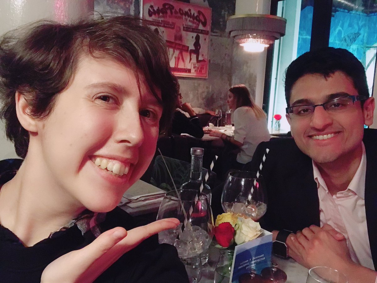 How’s your Friday going? Ellie &amp; Adi have been having a lil Hive hangout with delicious G&amp;Ts and even more delicious improv chat 🥂✨