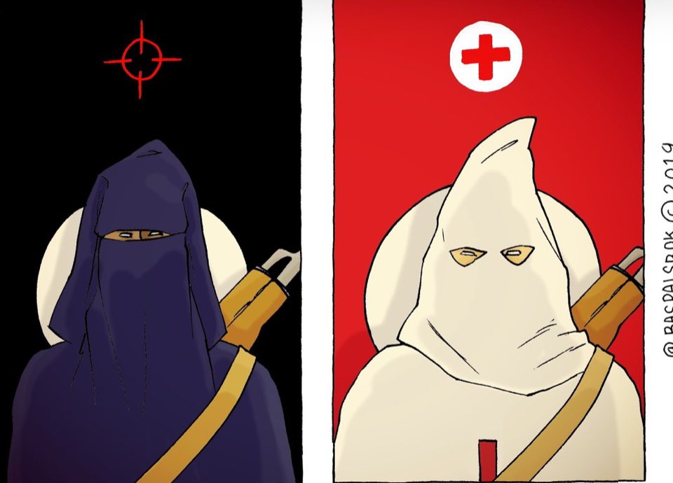 BlueElection's tweet photo. @Ironhorse76 #ChristChurchMosqueAttack 
We are all brothers and sisters. We all bleed red. #MuslimStrong https://t.co/VbsphvlIZP