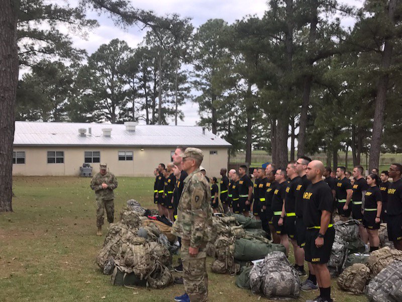 <a href="/TXMilitary/">Texas Military Dept.</a> OCS Class 63 Phase 0 has reported.  This is the beginning of a great weekend.