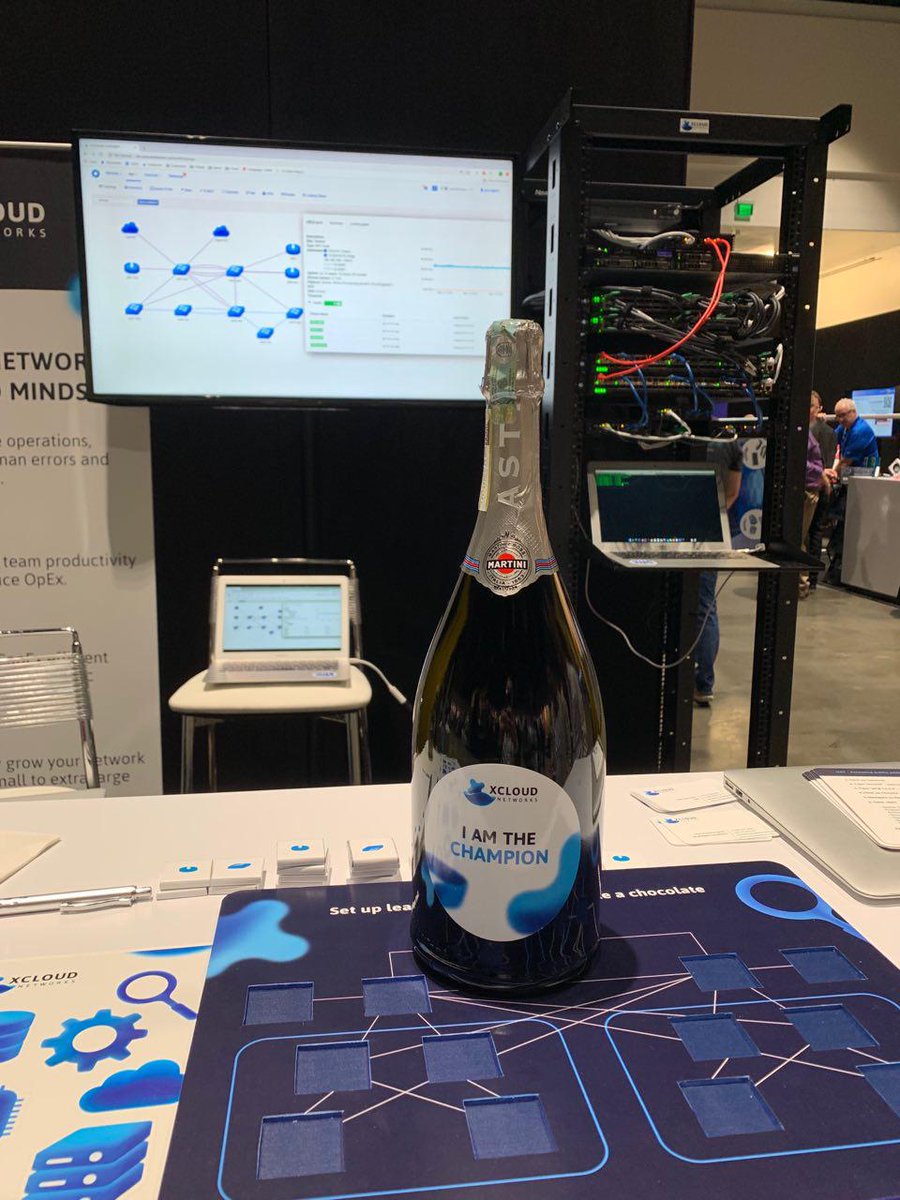 netris_io's tweet photo. Youngcor Shueh from Edgecore Networks Corporation won the competition among our partners by configuring NAT with XCloud  just in 2m11s. 

#XCloud #XCloudNetworks #OpenNetworking #networking #OCP #OCP2019 #OCPSummit19 #SDN #NFV #BGP #LoadBalancer #NAT #datacenter #networkengineer https://t.co/h9dBfO8LzW