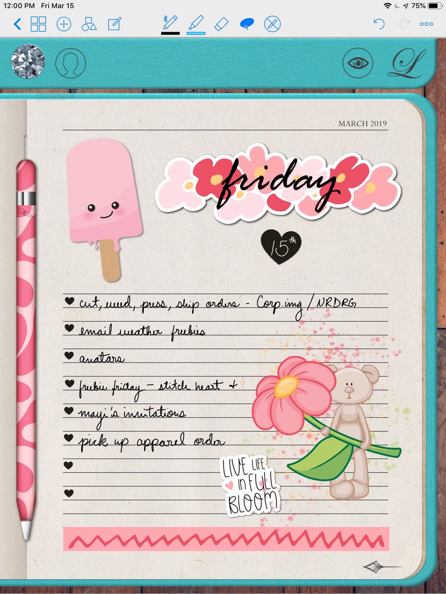 Yanet_LF1M's tweet image. I am so ready for spring! #digitalplanning #dailyspread