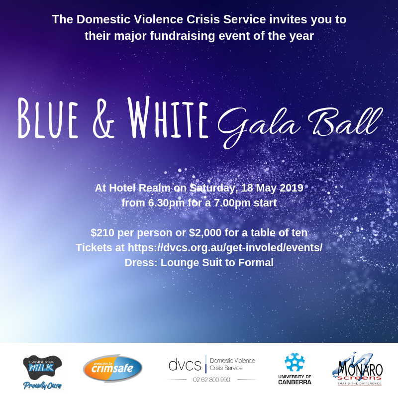 DVCSACT's tweet photo. Purchase your tickets to the DVCS Blue &amp; White Gala Ball this March to go into the draw to win the night at Hotel Realm!

#DVCS2019 #HotelRealm #Blue&amp;White #DVCS https://t.co/vMoQunryyl