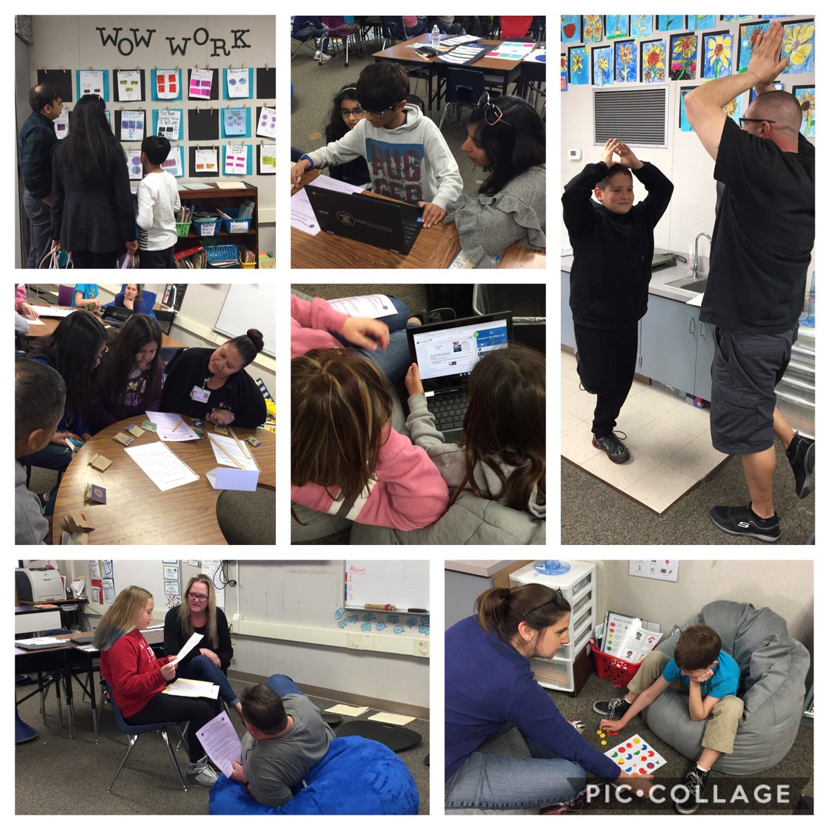 So many proud teacher moments watching my students take ownership of their learning and sharing different mindfulness techniques with their parents during Student-led conferences. #lietzpride #usdlearns