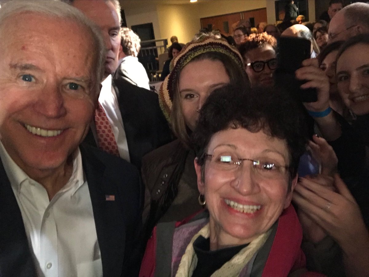 deniseparashac's tweet image. I spoke with #JoeBiden in early November 2018 when he came to my area just outside of Scranton, Pa. He was met with a very enthusiastic crowd. We all chanted #RunJoeRun! #Biden2020 #hardball